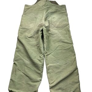 Vintage US Navy olive drab green Cold Weather Deck Coveralls WWII size Medium